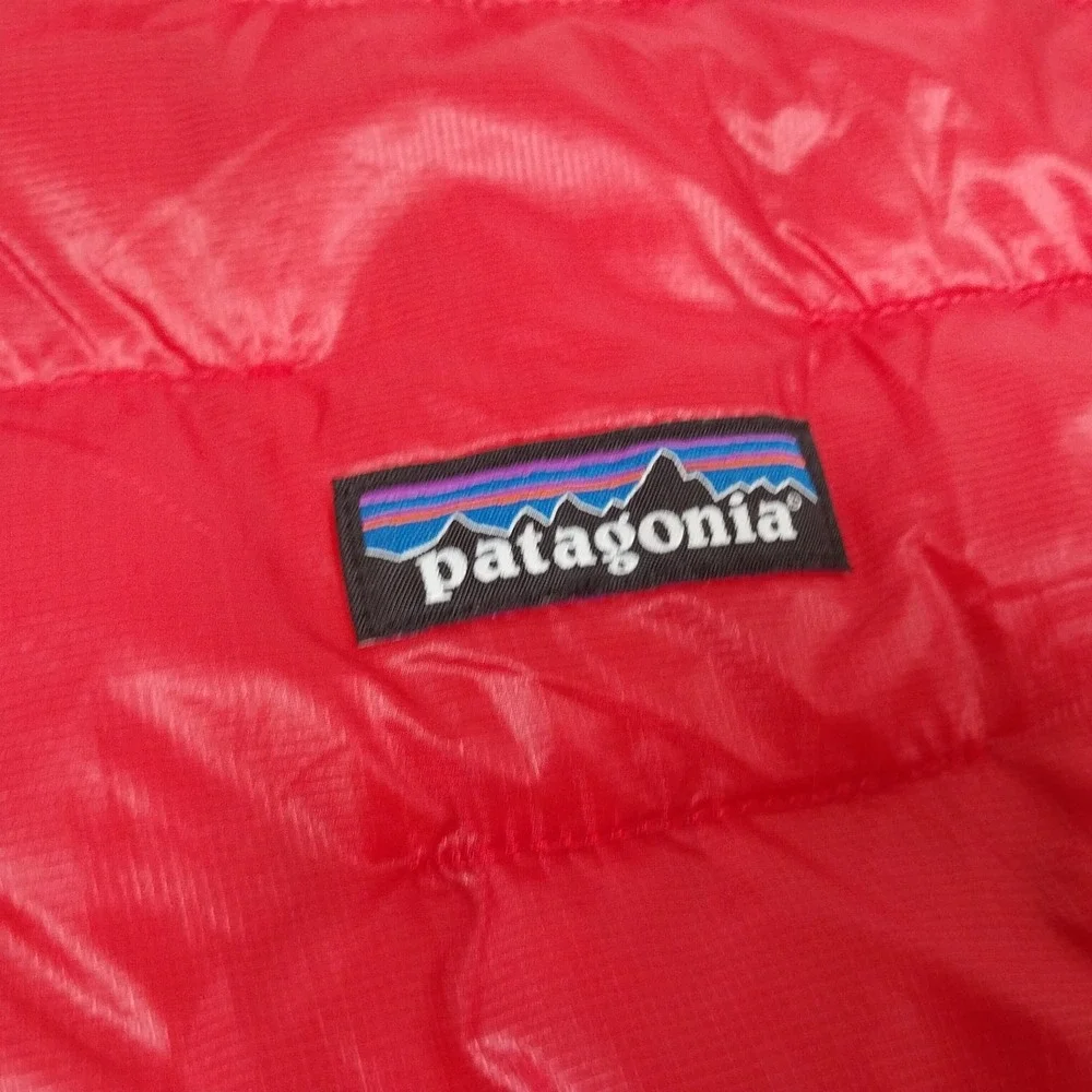 Patagonia Jacket Mens Medium Fire Red Micro Puff Hoody 84030 Insulated Puffer